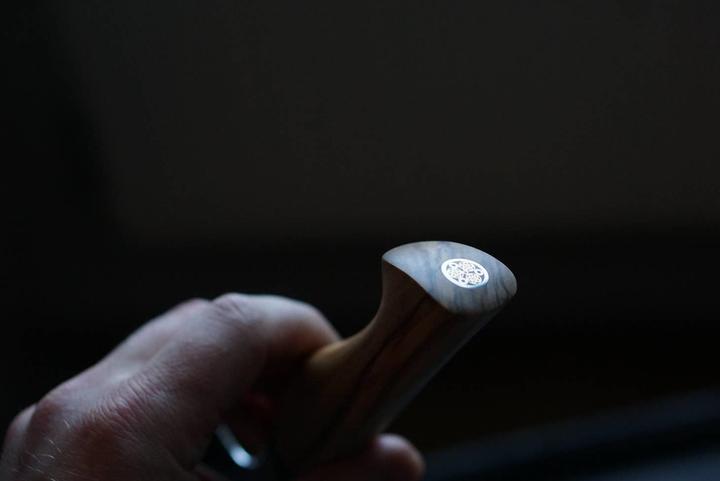 Actual product image Ryda Knives Nakiri knife - ST650 Damascus 18 cm (18 cm)
