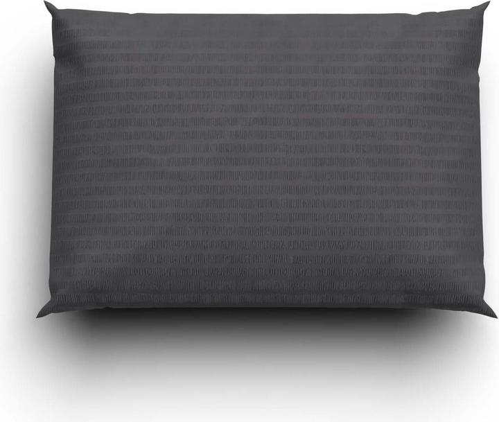 Immagine prodotto Lotus Bettwaren Biancheria da letto in raso Seersucker uni (Copricuscino, 50 x 70 cm)