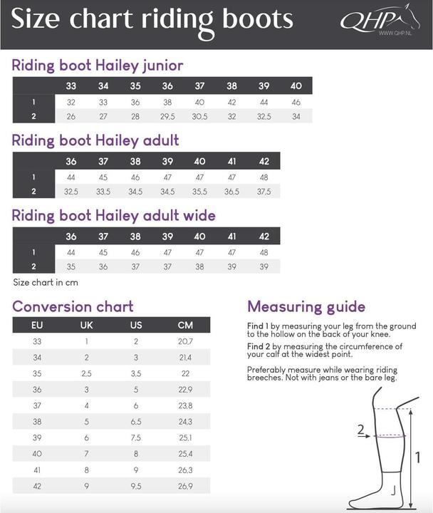 Immagine prodotto Qhp Stivale da equitazione Hailey Junior (39)