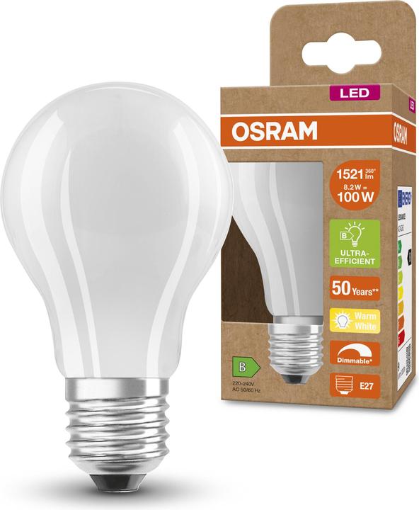 Actual product image Osram LED lamp (E27, 8.20 W, 1521 lm, 1 x, B)
