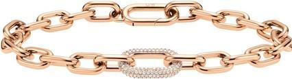 Actual product image Daniel Wellington Luxury bronze bracelet with crystals Crystal Link DW00400572 - Length: 16.5 cm (16.50 cm)