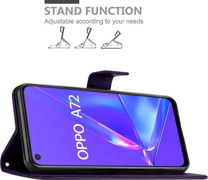 Immagine prodotto Cadorabo Custodia per Oppo A72 Flower Book (Oppo A72)