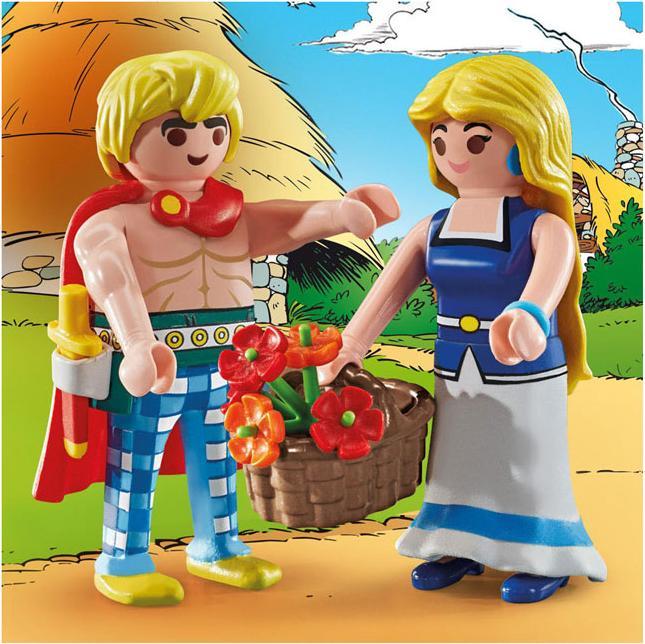 Actual product image Playmobil Asterix: Tragicomix and Falbala (71544, Playmobil Asterix)