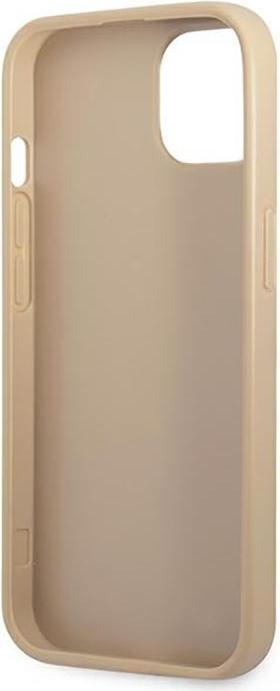 Image du produit Guess GUHCP14SPSATLE iPhone 14 6,1" beżowy/beige étui rigide SaffianoTriangle Logo (Apple iPhone 14)