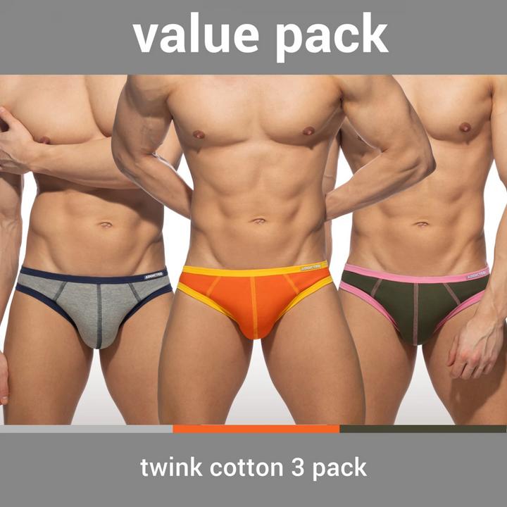 Produktbild Addicted Three Pack TWINK Brief (S, 3er Pack)
