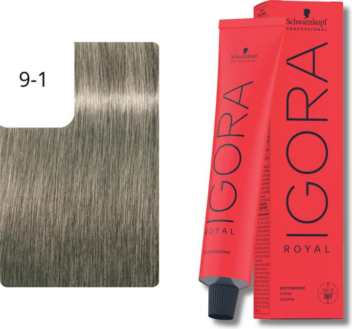 Produktbild Schwarzkopf Professional Igora Royal (9-1 Extra Hellblond Cendre)