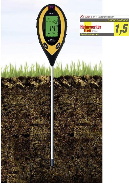 Actual product image X4 4in1 Soil tester