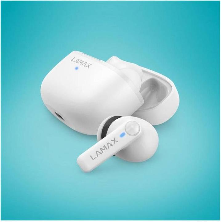 Immagine prodotto Lamax Clips1 Play Cuffie wireless In Ear Call/Music USB Type-C Bluetooth Bianco (35 h, Senza fili)