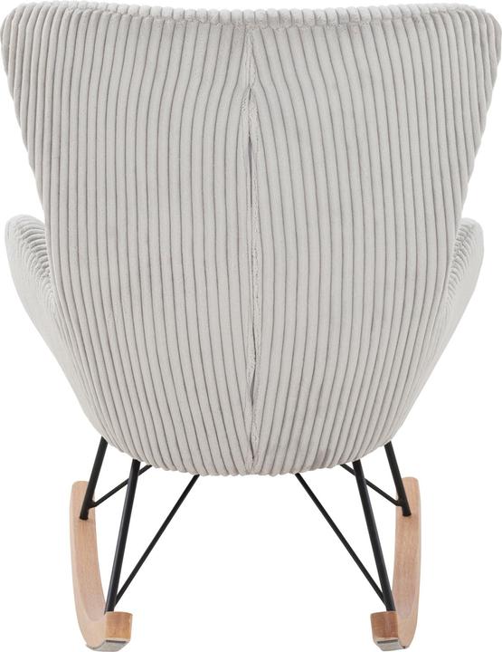 Immagine prodotto SalesFever Sedia a dondolo Texture Tessuto Grigio
