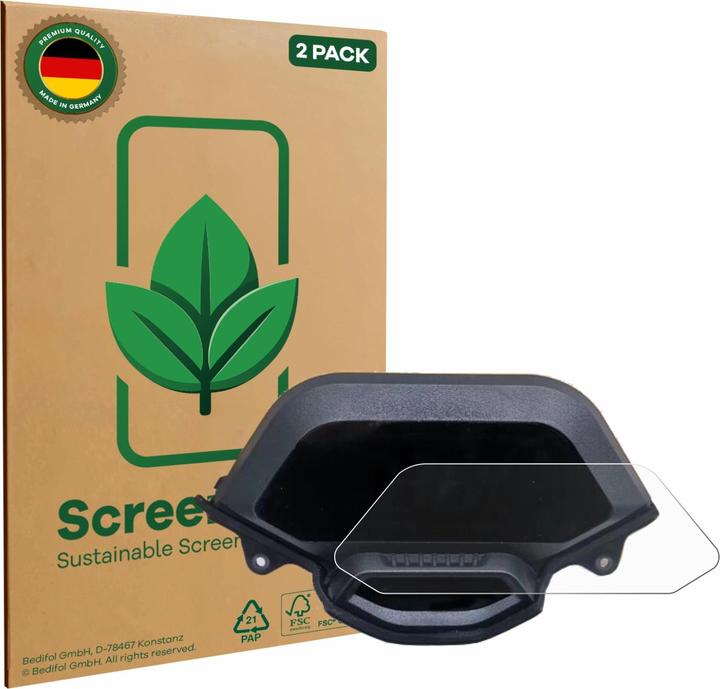 ScreenLeaf Schutzfolie nachhaltiger Displayschutz Display Schutz Folie Klar Transparent