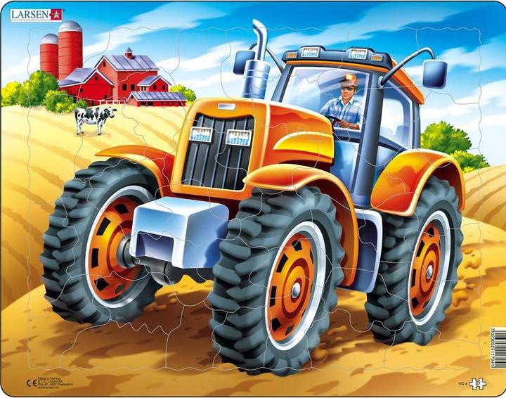 Actual product image Larsen Tractor puzzle (37 pieces)
