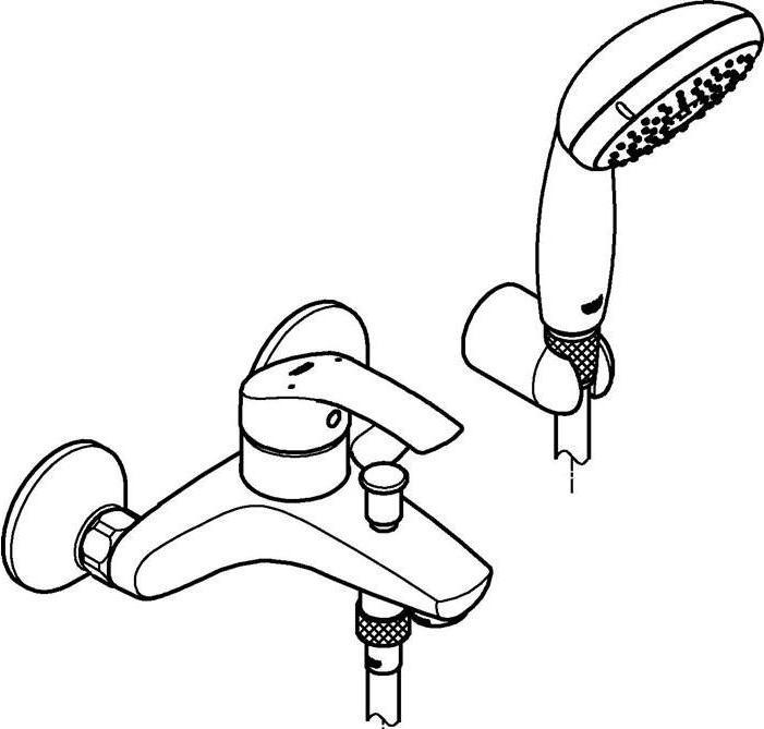 Immagine prodotto Grohe Miscelatore monocomando Eurosmart per la vasca da bagno