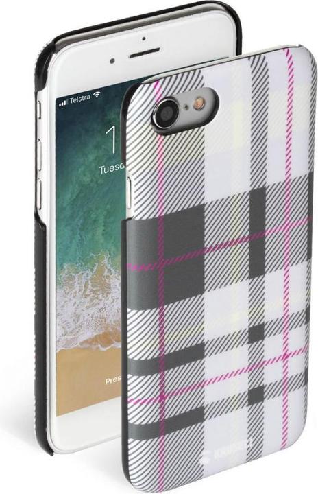 Image du produit Krusell Coque limitée Apple iPhone 8/7 plaid gris clair (Apple iPhone 8)