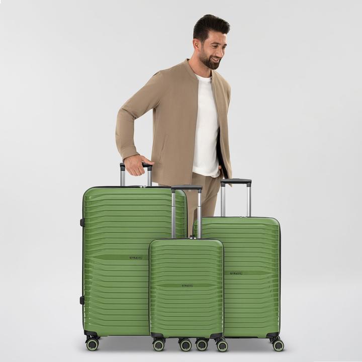 Immagine prodotto Stratic Set di valigie a 4 ruote Shine 3 pezzi (193 l, XL (da 115l))