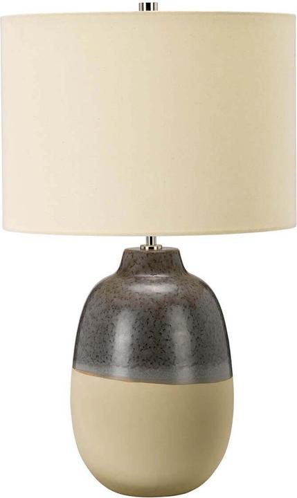 Immagine prodotto Elstead Lighting Lampada da tavolo Grange Park E27 grigio, marrone crema, Made in UK (E27)