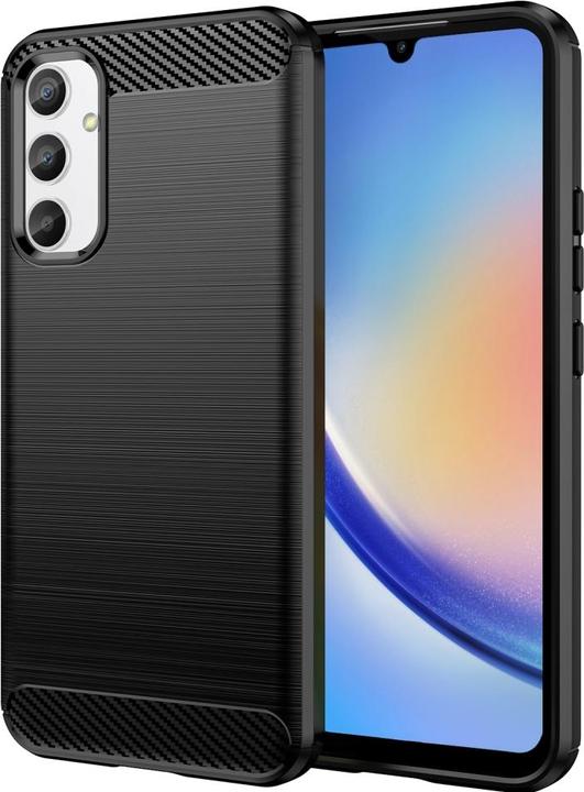 Immagine prodotto Screenguard Samsung Galaxy A34 5G Cover Carbon Brushed Soft TPU (Samsung Galaxy A34 5G)