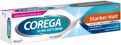 Produktbild tesa Corega, Zahnersatz, sehr stark, 40g (40 ml)