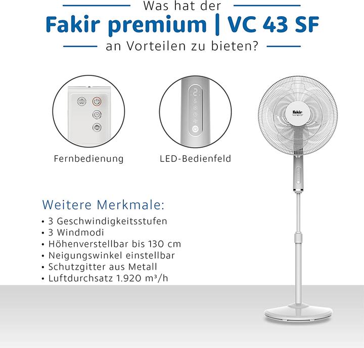 Produktbild Fakir Standventilator Trend VC 43 SF