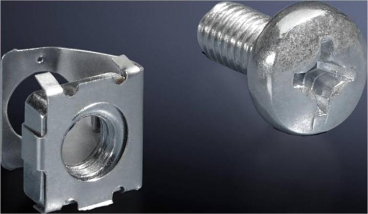 Actual product image Rittal Spring nuts with screws for T-slot profile