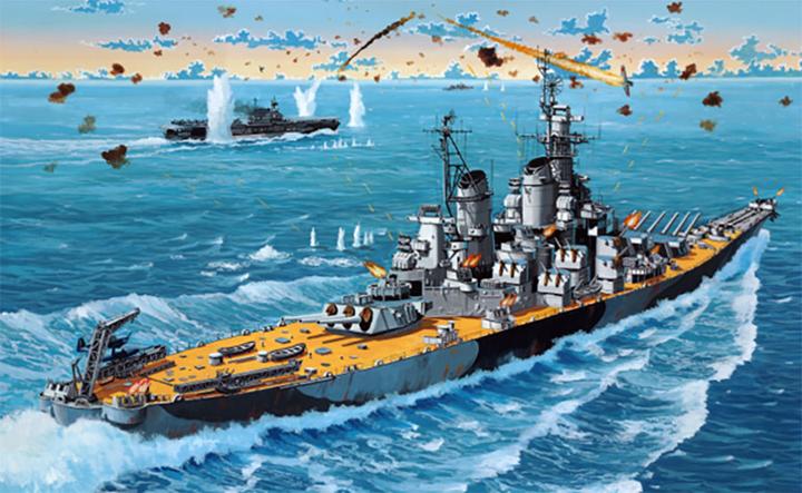 Actual product image Revell USS New Jersey