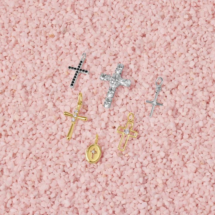Image du produit Amor Pendentif pour femme, argent sterling 925, zirconium synth. | croix (Argent 925)