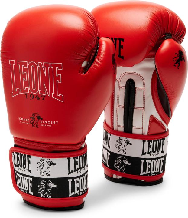 Immagine prodotto Leone Guantoni da boxe Iconic Red GN208 (16 OZ, Taglia unica)