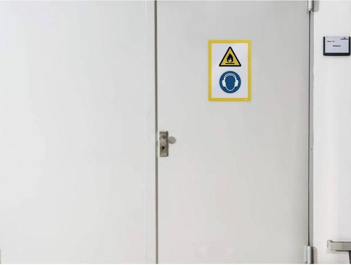 Image du produit Durable 2 cadres magnétiques autocollants DURAFRAME® jaune