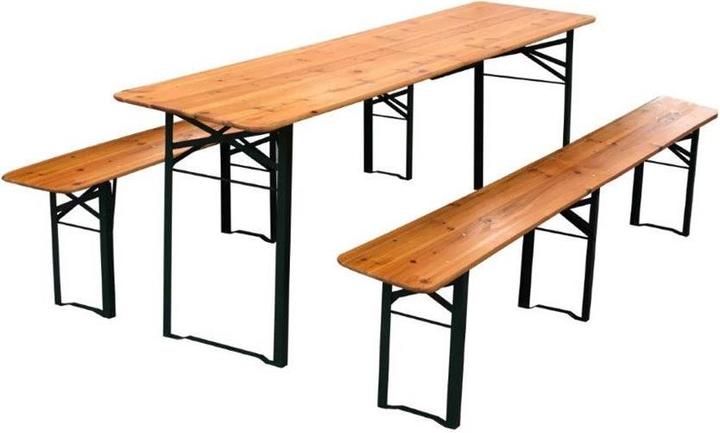 Actual product image zz_ArchivedByPCD_Mutoni Garten Folding fixed bench set (220 cm)