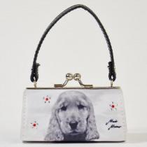 Immagine prodotto Kögler Minibag Cane b / w, Puppy Sad, Mario Moreno, Retro