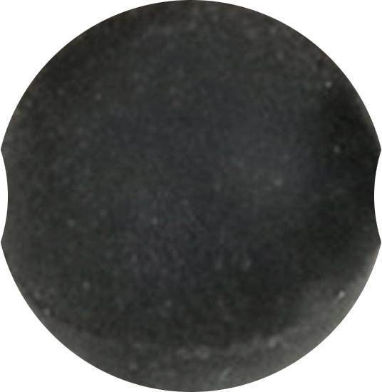Actual product image Star Piercing Ball Closure ball black (Silicone, without brassTitanium)