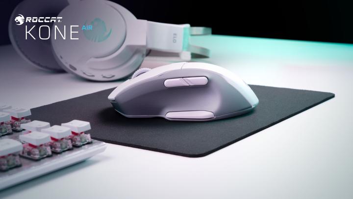 Image du produit Roccat souris sans fil Kone Air, blanc (ROC-11-452-05) (Sans fil)