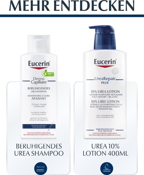 Actual product image Eucerin DermoCapillaire soothing urea tincture (100 ml)