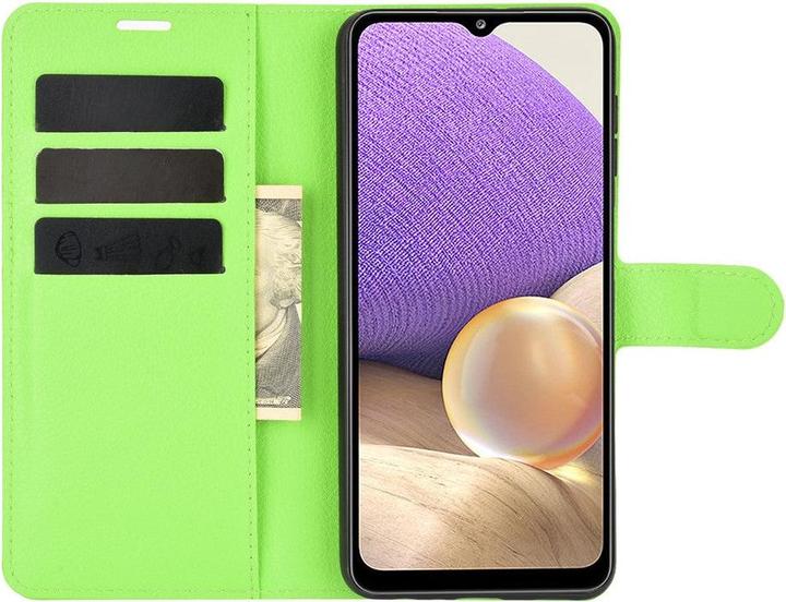 Image du produit Cover-Discount Galaxy A32 5G - Étui en cuir vert (Samsung Galaxy A32 5G)