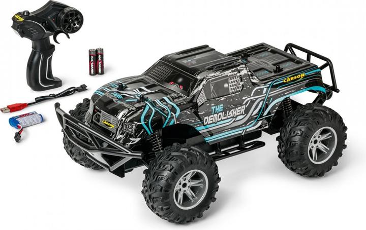 Actual product image Carson 1:10 The Demolisher 100% RTR turquoise (RTR Ready-to-Run)
