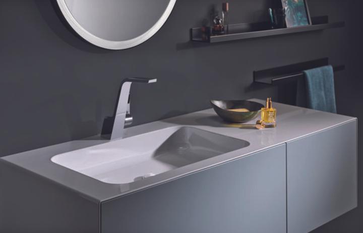 Immagine prodotto Alape WP.Folio7 lavabo, 1254x350x500mm, mobiletto 2 estensioni complete, lavabo con foro per rubinet