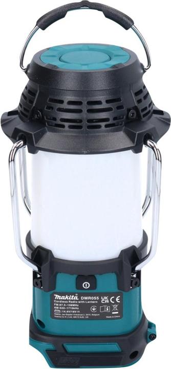 Immagine prodotto Makita DMR055T1 Radio con lanterna senza filtro 18V FM 360° + 1x batteria 5,0Ah - senza caricatore (FM, AM)