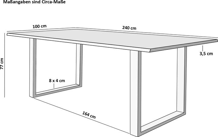 Immagine prodotto SAM Milo (240 x 100 x 77 cm)