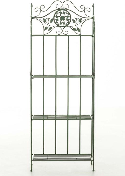 Actual product image CLP Flora floor standing shelf, antique green (66 x 32 x 175 cm)