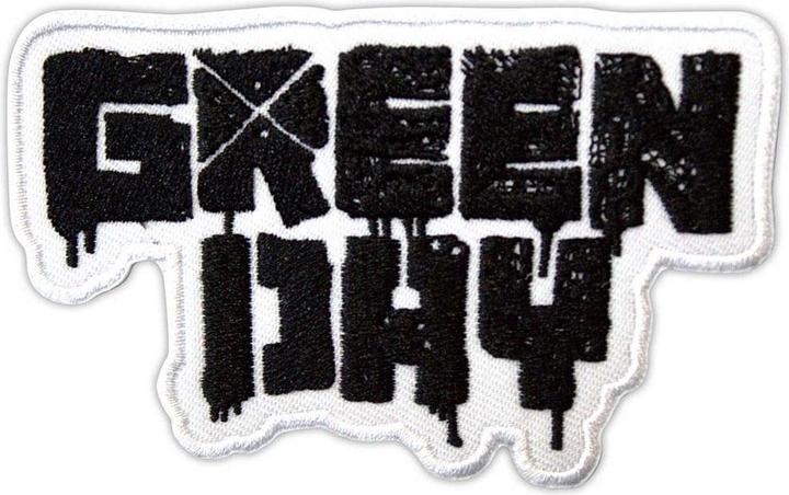 Produktbild Green Day Logo Aufnäher zum Aufbügeln 21st Century Breakdown gewebter Stoff
