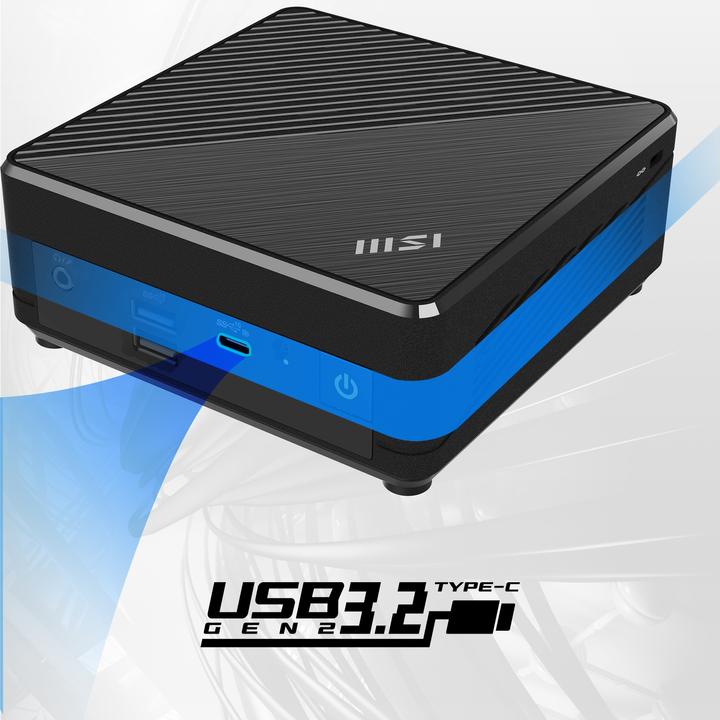 Image du produit MSI Cubi N ADL-007DE (Intel N100, 4 Go, 128 Go, Intel UHD Graphics)