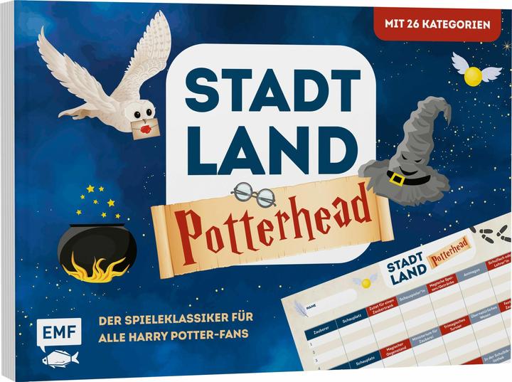 Produktbild Stadt, Land, Potterhead – Der Spieleklassiker für alle Harry Potter-Fans (Deutsch)