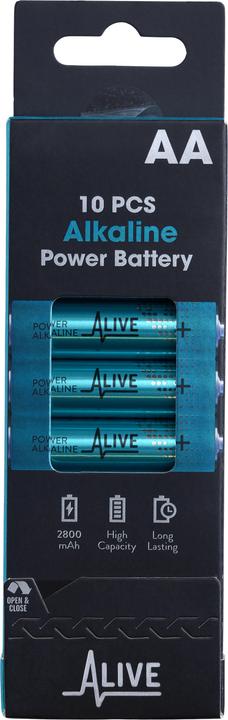 Image du produit Pile alcaline (10 pcs, AA, 2800 mAh)
