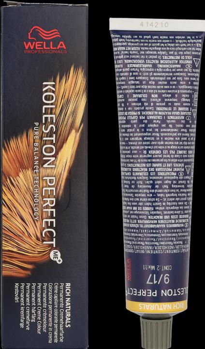 Actual product image Wella Koleston Perfect (9/17 Light blond Asch Brown)