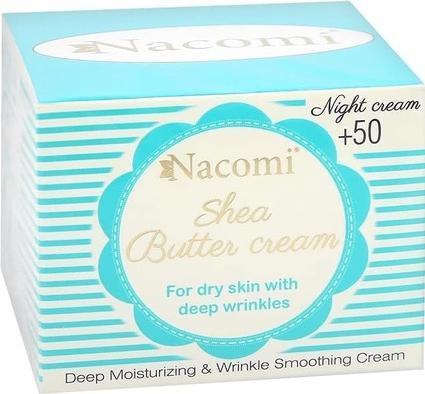 Immagine prodotto Nacomi NACOMI Shea Butter Cream krem do twarzy z peptydem 50+ na noc 50ml (Crema corpo, 50 ml)