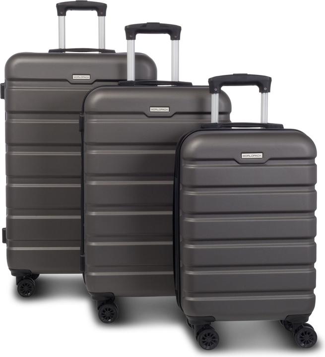 Actual product image Worldpack Phoenix 4 wheel suitcase set 3-piece (184 l, XL (from 140l))