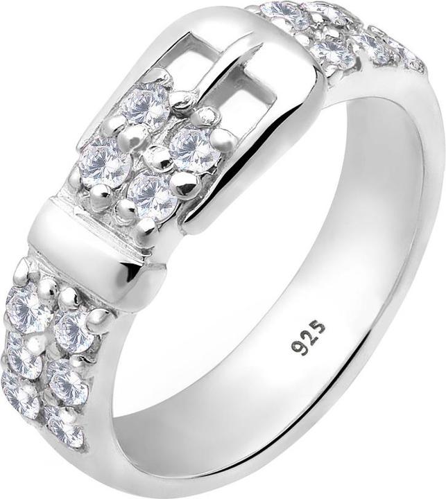 Elli Ring Gürtel Basic Zirkonia 925 Silber