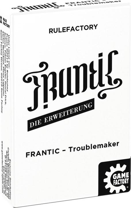 Immagine prodotto Game Factory FRANTIC - Troublemaker (d) (Tedesco)
