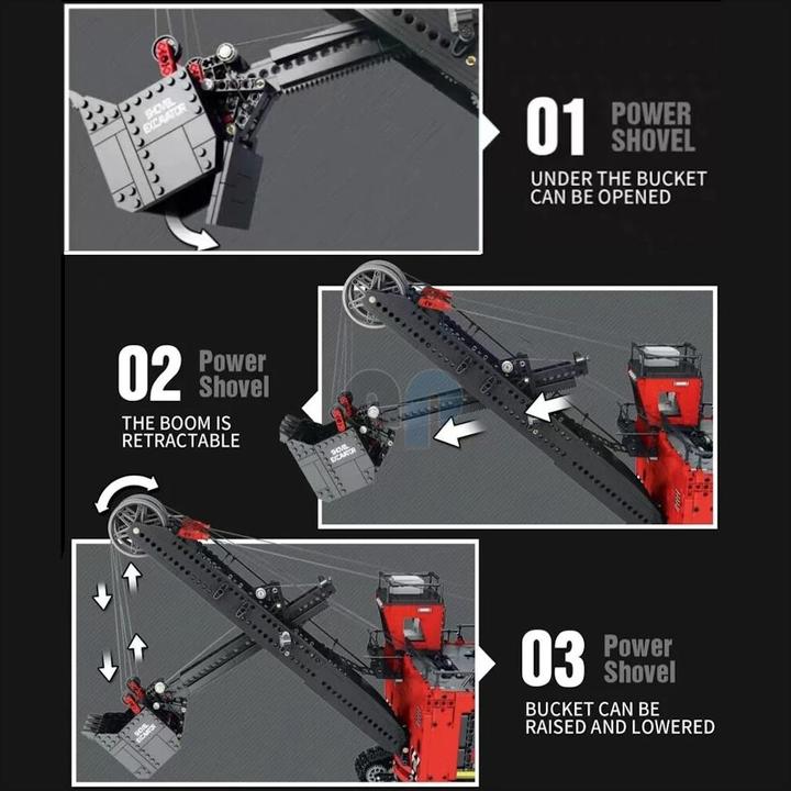 Image du produit ReoBrix 22014 - Pelle frontale à câbles (RC) (3170 pièces)