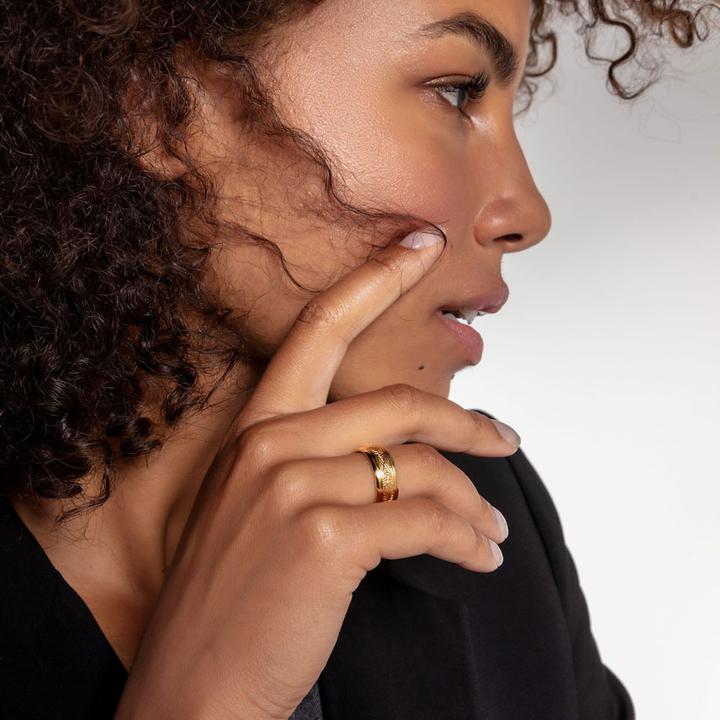Actual product image Thomas Sabo Ring ornaments gold (64, 925 Silver)