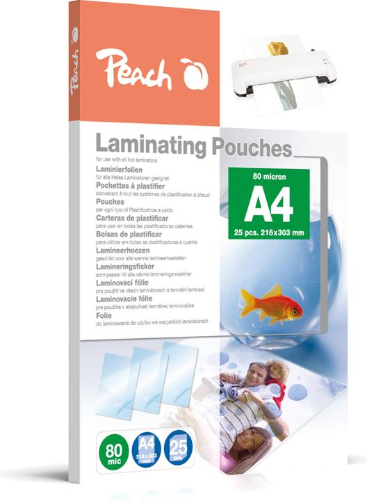 Produktbild Peach Ppr080-02 (A4, 25 Stück, 80 µm)